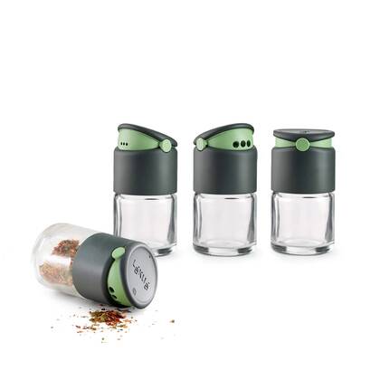 Kruiden Shaker, set van 4 - Grey Grijs