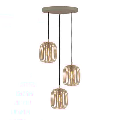 EGLO Romazzina hanglamp - E27 - Zandkleur Beige, Crème