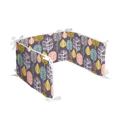 Woodland Wiegwieg 210x40 cm Moshi Moshi, Veelkleurig, 100% katoen, de kwaliteit van 150 hilos Multicolor
