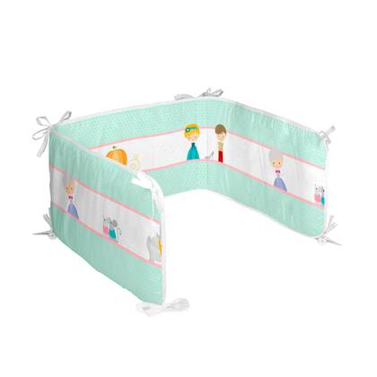 Pumpkin Wiegwieg 210x40 cm Mr Fox, Veelkleurig, 100% katoen, de kwaliteit van 150 hilos Multicolor