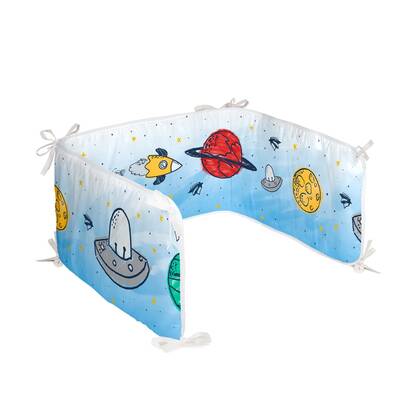 Starspace Wiegwieg 210x40 cm Mr Fox, Veelkleurig, 100% katoen, de kwaliteit van 150 hilos Multicolor