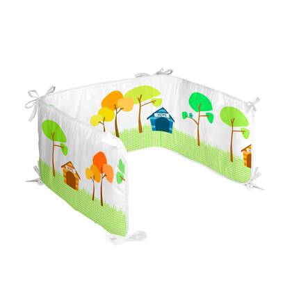 Dogs Wiegwieg 210x40 cm Mr Fox, Veelkleurig, 100% katoen, de kwaliteit van 150 hilos Multicolor