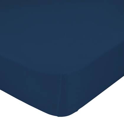 Happy Basics Hoeslaken Basis Blauw