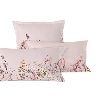 Happy Friday Set van 2 kussenslopen Chinoiserie Flowers Multicolor