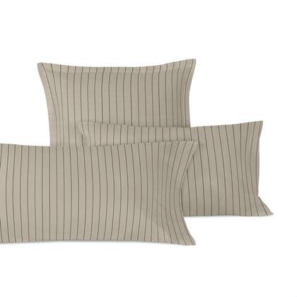 Basic Kussensloop Oxford Beige