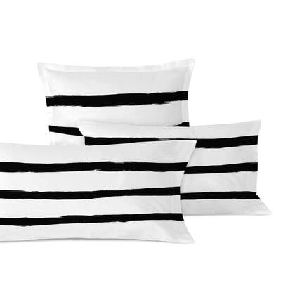 Blanc Kussensloop Gestreept Multicolor