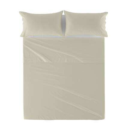 Basic Laken Beige Basic, Beige, 100% katoen, de kwaliteit van 150 TC