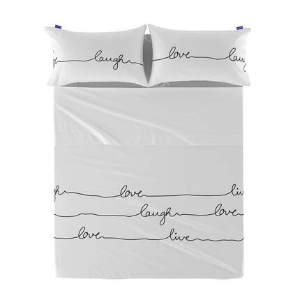 Live Laken Blanc, Veelkleurig, 100% katoen, de kwaliteit van 150 TC Multicolor
