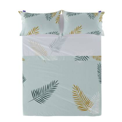 Blanc Laken Foliage Mint Multicolor