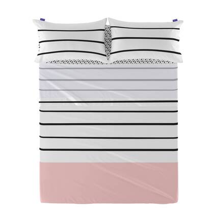 Blush Laken Blanc, Veelkleurig, 100% katoen, de kwaliteit van 150 TC Multicolor