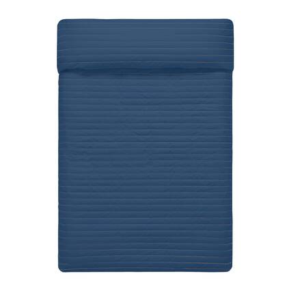 Happy Basics Bedsprei Dash Blauw