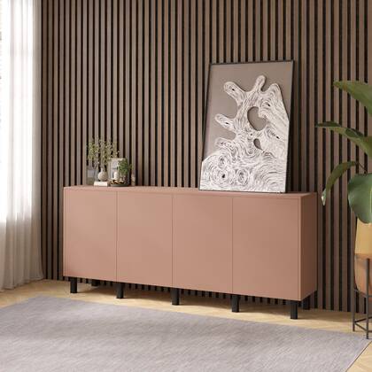 Artego Design Pastell Ayaya 203 cm Dressoir Abrikoos Oranje