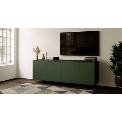 Artego Design Neve Soft Pro 243 cm Zwevend Dressoir Groen
