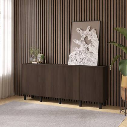 Artego Design Casella Ayaya 203 cm Dressoir Donker Bruin