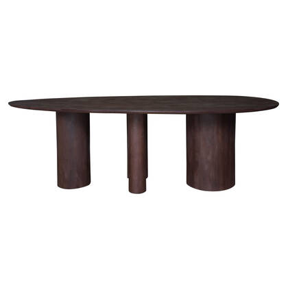 Home67 - Eettafel Amir 240 x 120 cm - Espresso Mangohout Bruin