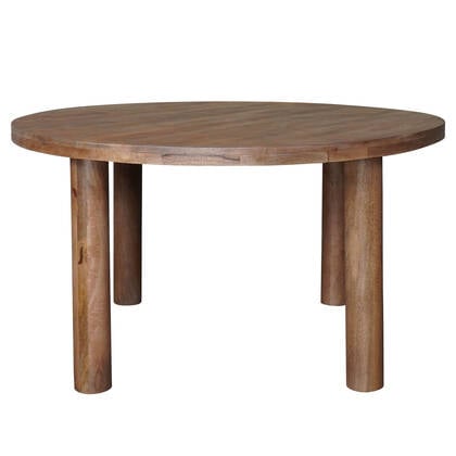 Home67 - Eettafel Tias ø140 cm - Mangohout Bruin