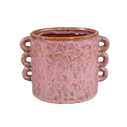 PTMD Bloempot Nowreen - 22x17x17 cm - Keramiek - Roze