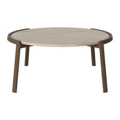 Bolia Mix Salontafel Large - Sand / Travertijn - Donker Geolied Eiken Beige