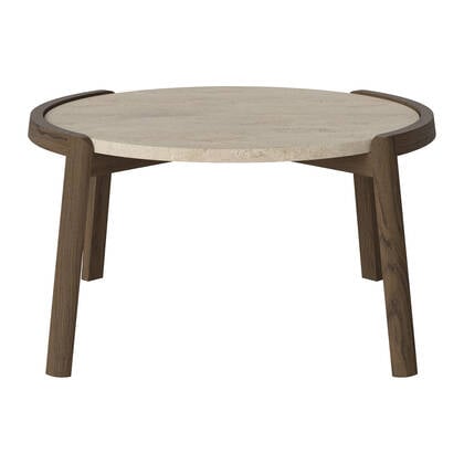Bolia Mix Salontafel Medium - Sand / Travertijn - Donker Geolied Eiken Beige