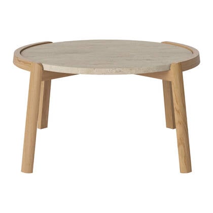 Bolia Mix Salontafel Medium - Sand / Travertijn - Geolied Eiken Beige