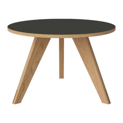 Bolia New Mood Salontafel - Geolied Eiken - Ø 60 cm - Grijs