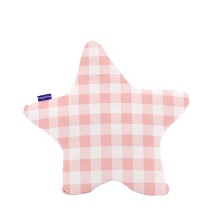 Vichy Kussen 50x50 cm Roze Basic Kids, Rosa, 100% katoen, de kwaliteit van 150 TC