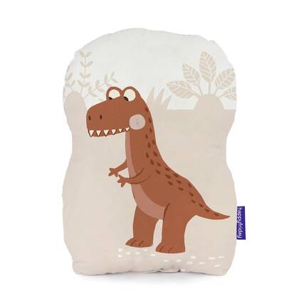 Dino family Kussen 40x30 cm Moshi Moshi, Veelkleurig, 100% Katoen (buitenkant) 100% Polyester (vulling), de kwaliteit van 150 TC Multicolor