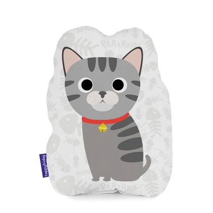 Cats Kussen 40x30 cm Mr Fox, Veelkleurig, 100% Katoen (buitenkant) 100% Polyester (vulling), de kwaliteit van 150 TC Multicolor