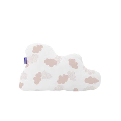 Clouds Kussen 60x40 cm Roze Basic Kids, Rosa, 100% katoen, de kwaliteit van 150 TC