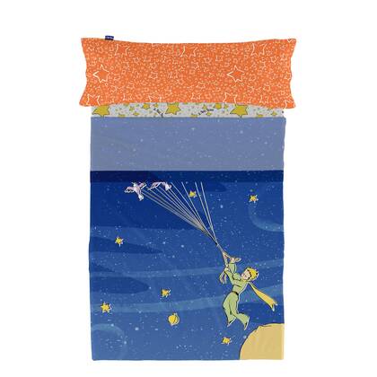 Migration Laken Set 2-delig Le Petit Prince, Veelkleurig, 100% katoen, de kwaliteit van 150 TC Multicolor