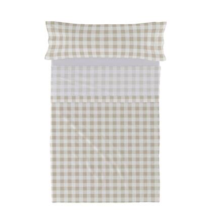 Vichy Laken Set 2-delig Beige Basic Kids, Beige, 100% katoen, de kwaliteit van 150 TC
