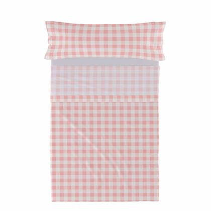 Vichy Laken Set 2-delig Roze Basic Kids, Rosa, 100% katoen, de kwaliteit van 150 TC
