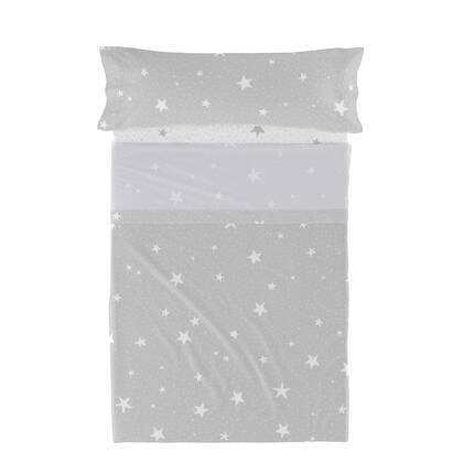 Little star Laken Set 2-delig Grijs Basic Kids, Grijs, 100% katoen, de kwaliteit van 150 TC