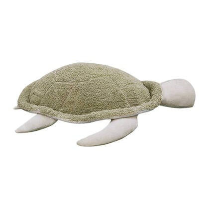 Lorena Canals The Animal Crew Poef - Turtle Groen, Beige