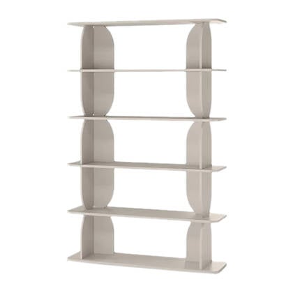 by fonQ Curbe Stellingkast - Greige Grijs, Beige