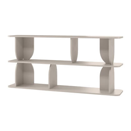 by fonQ Curbe Dressoir - Greige Grijs, Beige