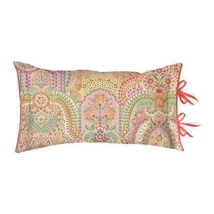Pip Studio Jabali Flower Sierkussen 35 x 60 cm - Coral Rood