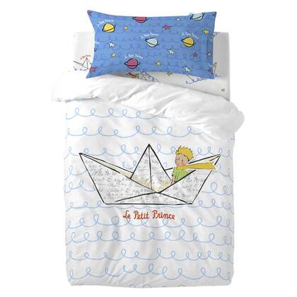 Navire Dekbedovertrek wieg 2-delig Le Petit Prince, Veelkleurig, 100% katoen, de kwaliteit van 150 hilos Multicolor
