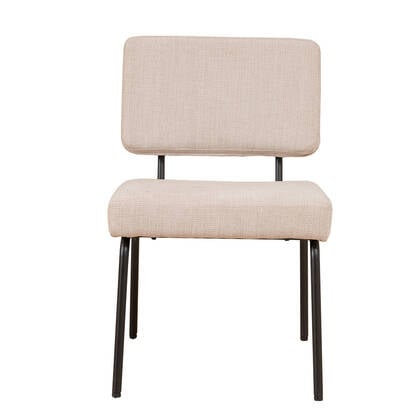 Bronx71 Scandinavische eetkamerstoel Espen gerecyclede stof - Beige