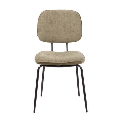 Bronx71 Velvet eetkamerstoel Javi Taupe