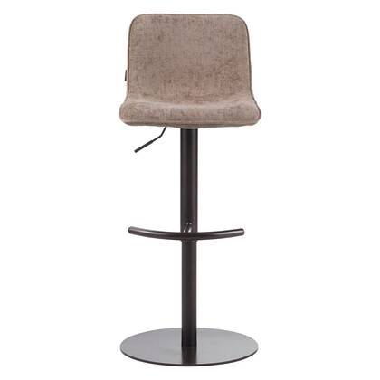 Bronx71 Velvet barkruk Jack taupe 60-82 cm Bruin