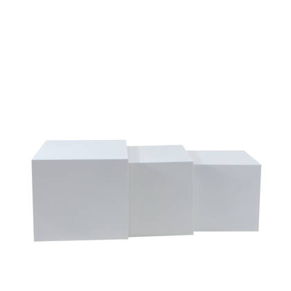 Bronx71 Bijzettafel Bianca metaal 37 cm hoog Wit