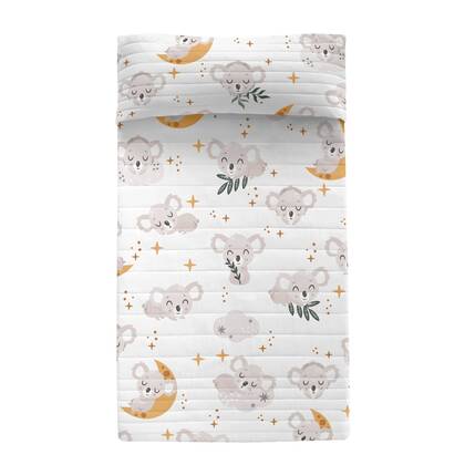 Baby koala Sprei Moshi Moshi, Veelkleurig, 100% Katoen (buitenkant) 100% Polyester (vulling), de kwaliteit van 150 TC Multicolor