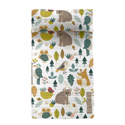 Harvestwood Sprei Moshi Moshi, Veelkleurig, 100% Katoen (buitenkant) 100% Polyester (vulling), de kwaliteit van 150 TC Multicolor