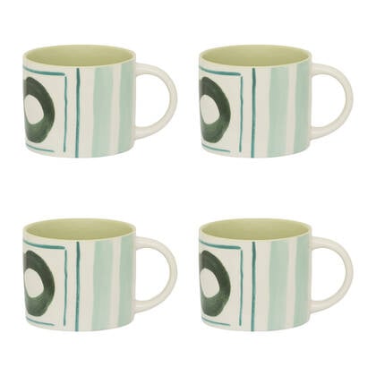 Urban Nature Culture Mok Tazza - Alexandrite - 4st. Groen