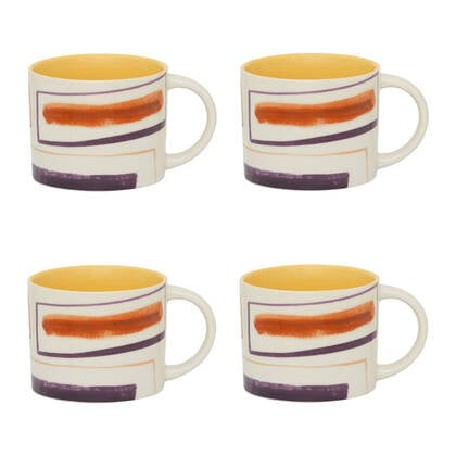 Urban Nature Culture Mok Tazza - Flame - 4st. Oranje, Rood