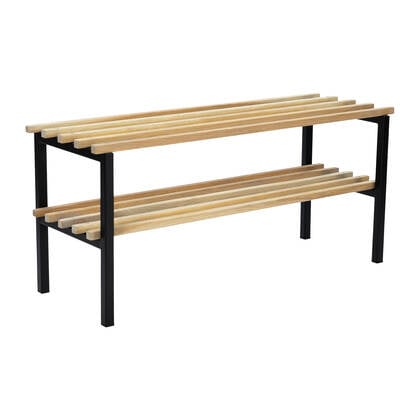 Spinder Design Rizzoli Schoenenrek - Zwart / Eiken Bruin, Zwart