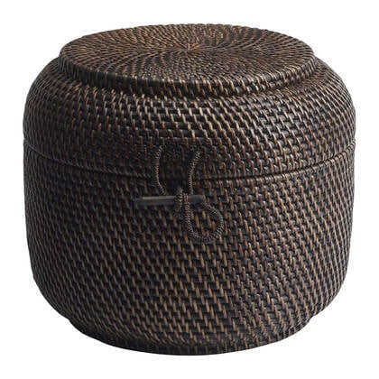 Aquanova Cino Opbergmand Ø 30 cm - Pecan Brons