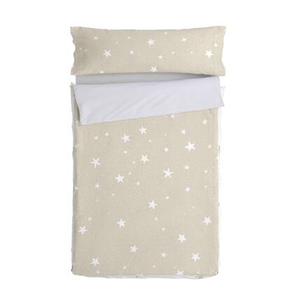 Little star Noordse tas Beige Basic Kids, Beige, 100% Katoen (buitenkant) 100% Polyester (vulling), de kwaliteit van 150 TC