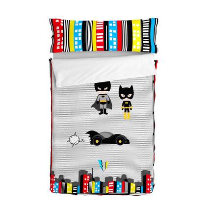 Bat Noordse tas Mr Fox, Veelkleurig, 100% Katoen (buitenkant) 100% Polyester (vulling), de kwaliteit van 150 TC Multicolor